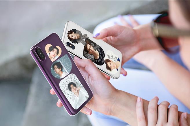 SELPHY QX20列印耗材XC-20L  XC-60L採用貼紙設計，可當作手帳貼紙、追星小卡和生活用品裝飾。（Canon提供）