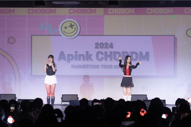 初珑（右）与普美来台举办粉丝见面会。（ON INN ASIA提供）