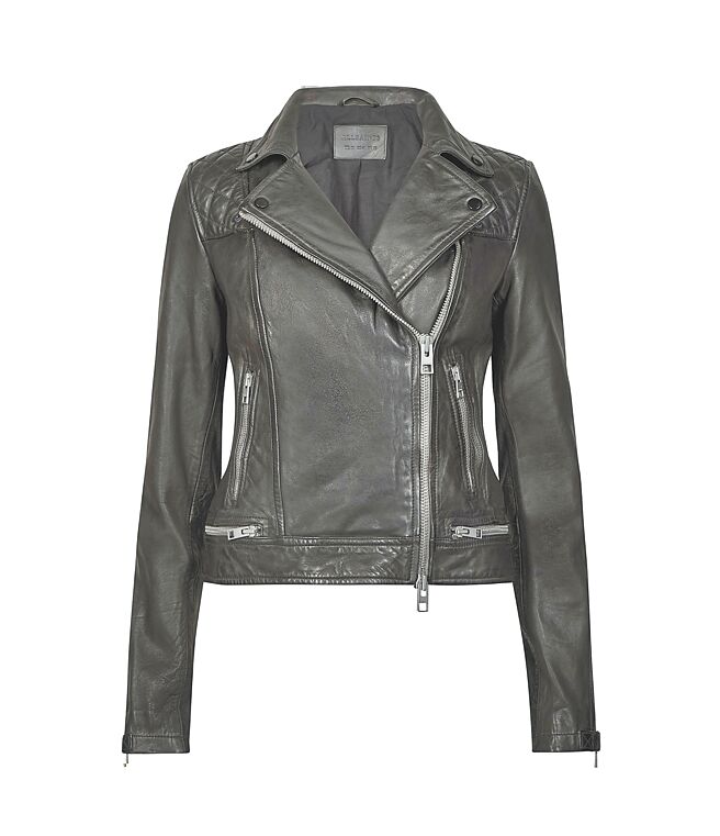 新光三越独家ALLSAINTS CONROY骑士皮衣，原价2万200元，特价1万4140元（7折）。（新光三越提供）