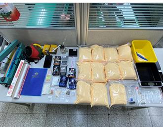 汽車旅館變製毒工廠 警攻堅驚見製程必備防毒面具