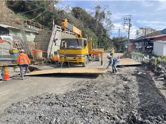 中橫83公里處搶修完工 今起開放3.5噸以下貨車通行