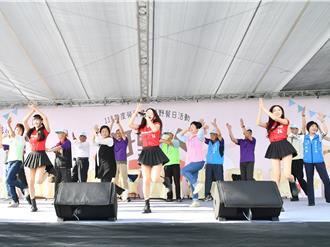 味全龍啦啦隊熱舞開場 彰化勞工草地野餐好Chill