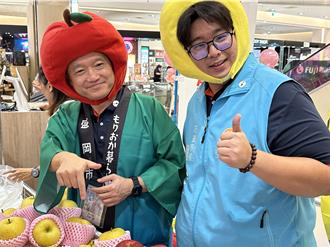 盛岡蘋果空運來台！花蓮盛岡友好5週年 山車踩街慶祝