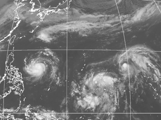 11月「3颱共舞」與上次隔30年！紀錄僅3次 專家直言：十分罕見