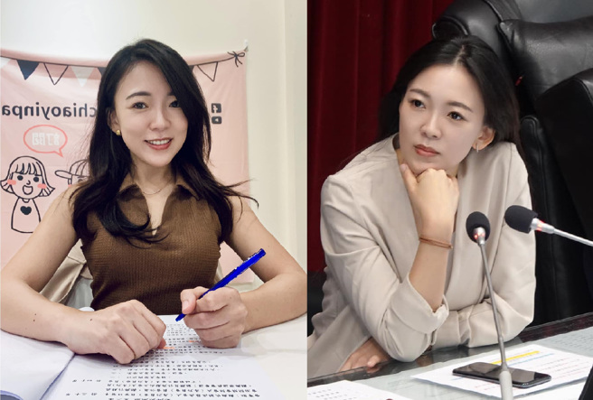 国民党高雄市议员白乔茵。（合成图／翻摄自白乔茵脸书）