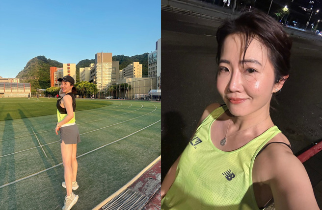 谢忻脸喜欢户外运动。（图／谢忻脸书）