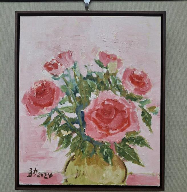 黃清助開個展，展出作品之二。（黃清助提供／廖素慧嘉市傳真）