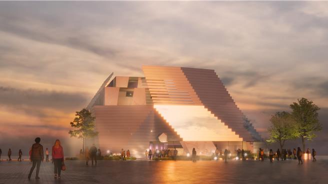 從環形屋頂上， 可將整個會場的各個場館盡收眼底。（日盟國際提供）