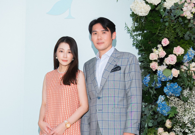 陳怡蓉與醫美醫生薛博仁結婚，育有寶貝女兒Bambi。（圖／安珀提供）