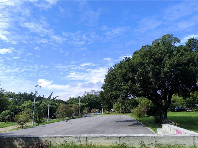 「文小38」教育用地部分土地活化为滑步车运动场。（李京升摄）