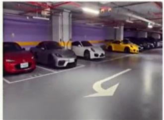 社宅停車場停滿豪車 住戶找不到車位