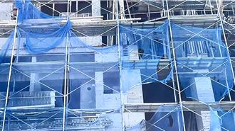 疑未绑安全绳4楼高坠落  台东板模工倒卧血泊送医不治