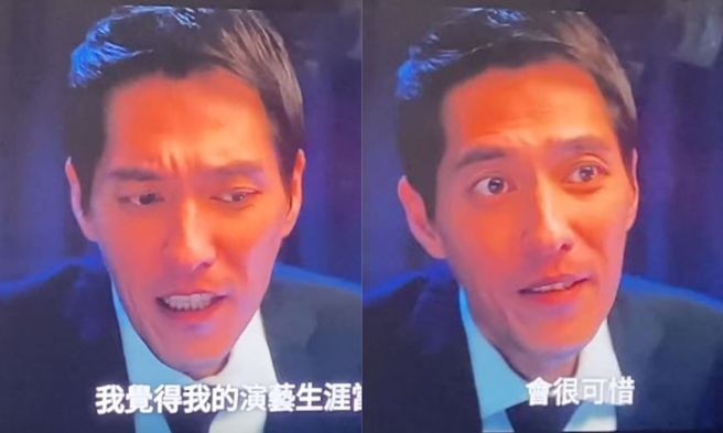 蓝正龙瘦到让观眾差点认不出。（图／翻摄自Threads）