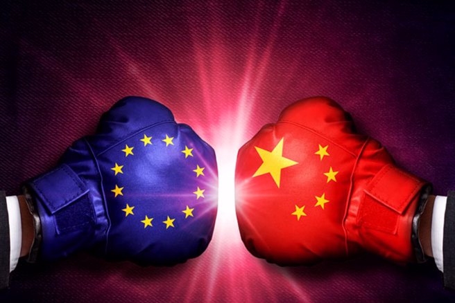 中欧贸易战持续升温（示意图:shutterstock/达志）