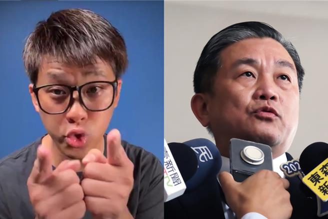 狗仔葛斯齐（左）开直播呛王定宇（右）。（图／翻摄自葛斯齐 脸书、中时资料照）