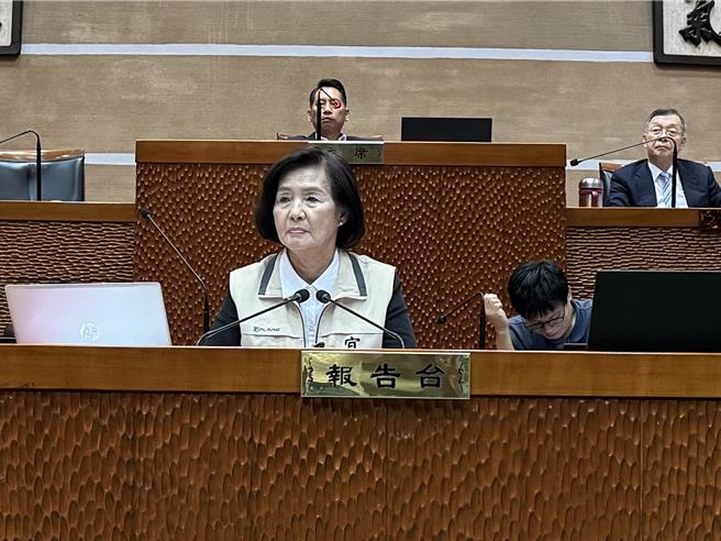 宜蘭縣長林姿妙對於檢方求刑20年，感到委屈、冤枉。（吳佩蓉攝）