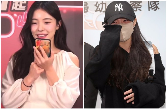 李多慧報案受訪時頻頻落淚，不過現身品牌直播時，心情似乎已好了許多。（圖／38snoopyl提供、中時資料照）