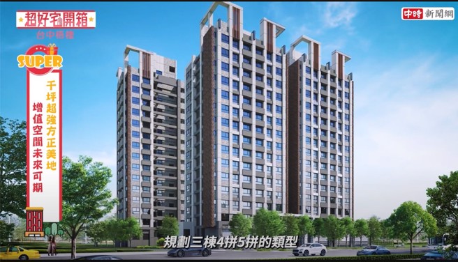 「佳鋐首耀」規劃2房26至28坪、3房30至38坪。（中時新聞網）