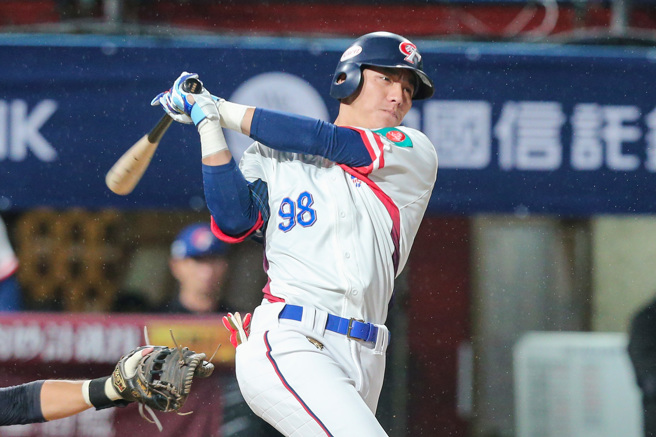 12強中華隊陳晨威。（陳麒全攝）