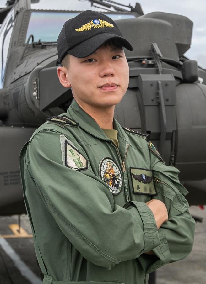 601旅攻击第2作战队飞行官林上尉。（记者林睿奕摄）