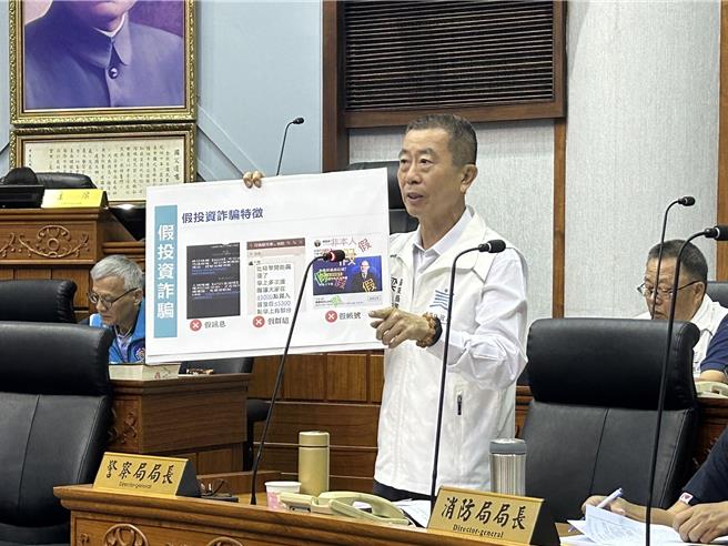 台东县警察局长梁东山。(蔡旻妤摄)