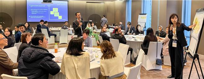 会议讨论热烈，各国代表深度交流分享，聚焦AI人工智慧应用于机场领域人力资源管理的机会与挑战（机场公司提供／陈麒全桃园机场传真）