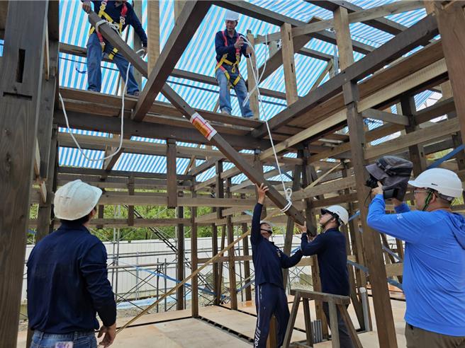 林田山日式檜木房舍有10棟建築物將逐一修復。（林業署花蓮分署提供／王志偉花蓮傳真）