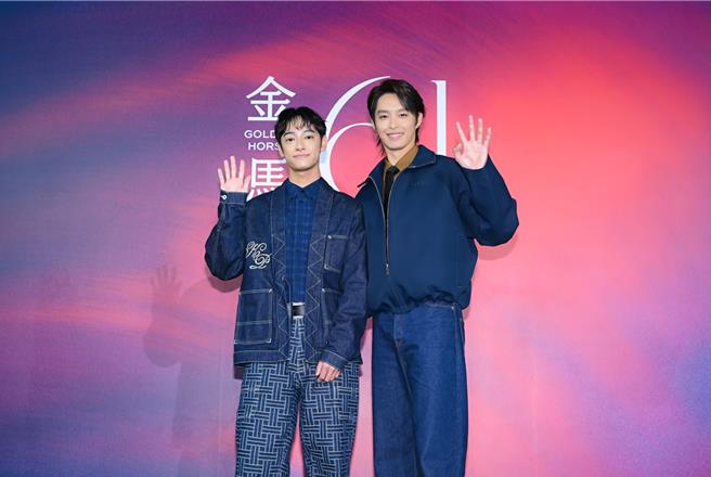 刘修甫（左）、曹佑寧主演电影《刺心切骨》12日在金马影展进行首映。（图／金马执委会提供）