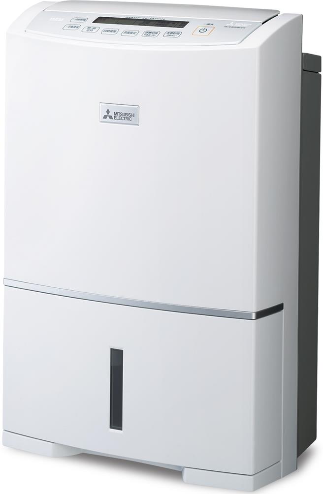 新光三越高雄左营店限定Mitsubishi日本三菱高校除溼型MJ-E155HT，原价2万9900元、特价2万1900元。（新光三越提供）