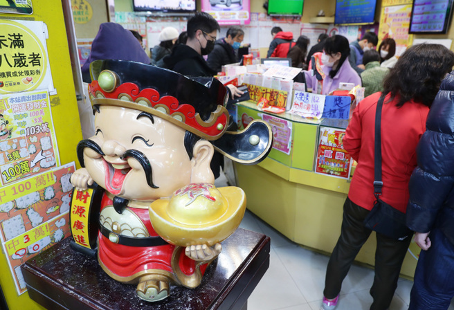 本期大乐透头奖一注独得。（图／本报资料照片，非中奖彩券行）