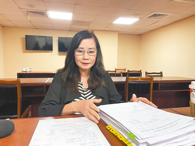 国民党台北市议员秦慧珠。（刘彦宜摄）