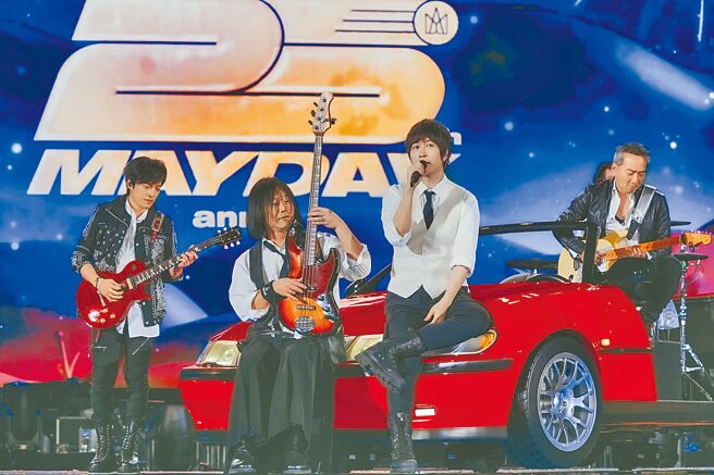 五月天近日在上海开唱。（相信音乐提供）