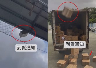 雙11貨件來囉！物品全部丟上車 員工「自拍影片」曝光