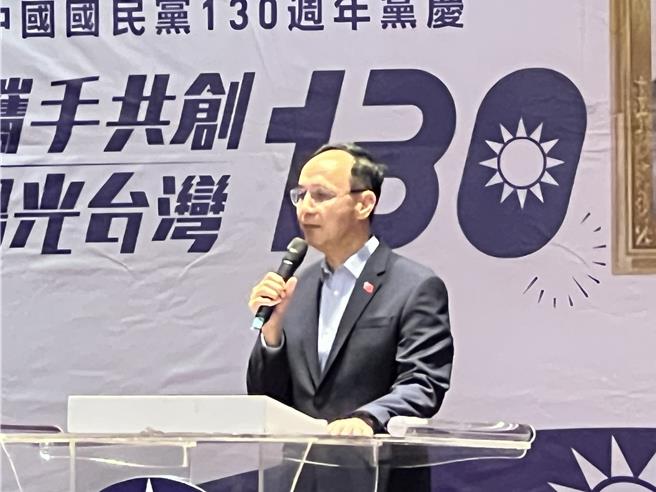 国民党主席朱立伦。（蔡宗颖摄）