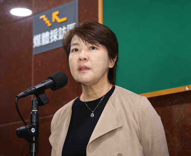 立委黃珊珊13日在立法院受訪。（劉宗龍攝）