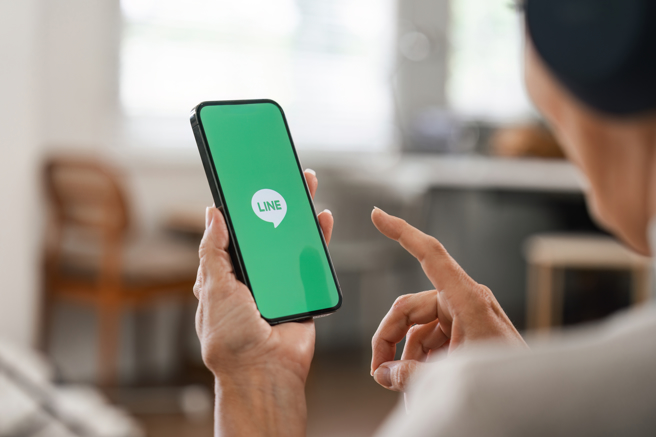 LINE个人页面能显示个人「状态消息」。（示意图，shutterstock／达志）
