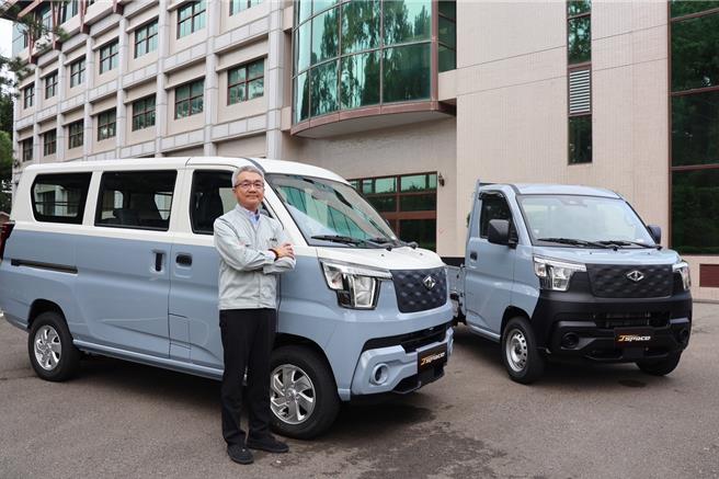 中华车总经理陈昭文发表全新世代 J SPACE。（中华车提供）