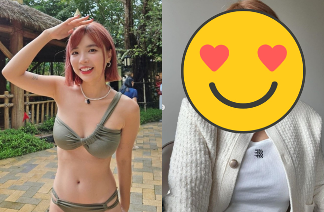 阿圆原本的髮型较长，顏色也偏粉。（图／翻摄自 IG @nanaciaociao）