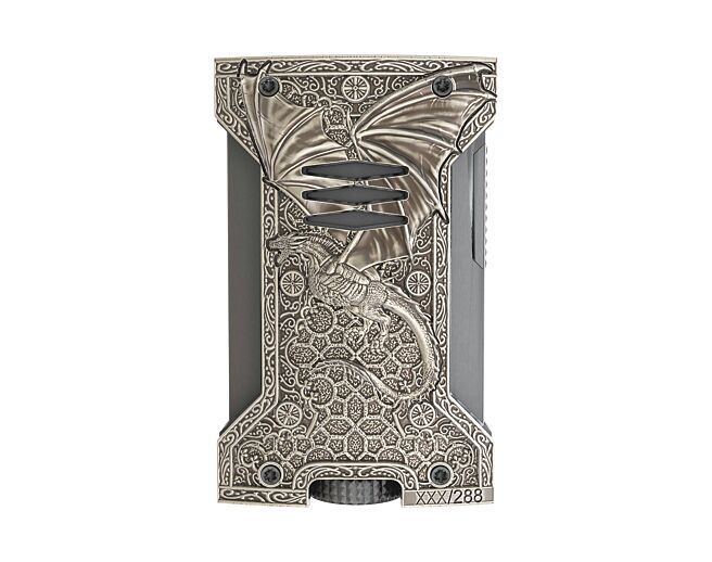 都彭以《权力游戏》为灵感订制打火机，6万8000元。（S.T.Dupont提供）