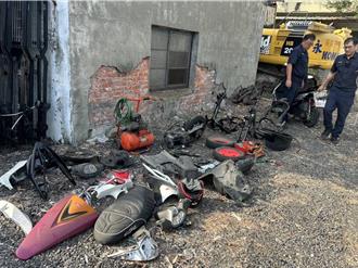 雲林高鐵站旁機車接連被「殺肉」拆零件     警逮1嫌追共犯