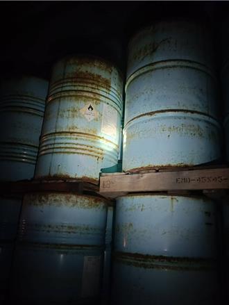 高雄消防督導物流倉庫   驚見存放超過管制量103倍化學品