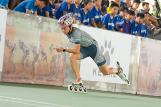 國際滑輪溜冰公開賽》地主包辦兩金 現場觀眾high翻天