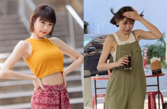 林明禎花蓮拍片遇狂風！ 手護瀏海「憂額頭曝光」畫面全被拍