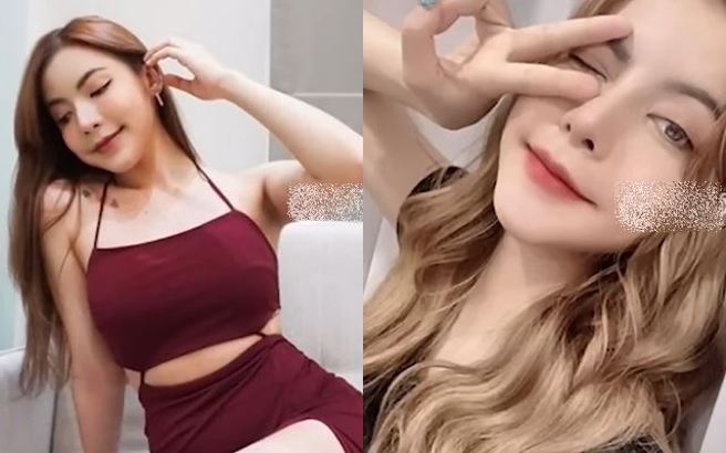 一名泰国女网红诈骗粉丝逃到印尼，因不会唱印尼国歌和背诵印尼宪法而遭逮捕。（图／翻摄自微博）