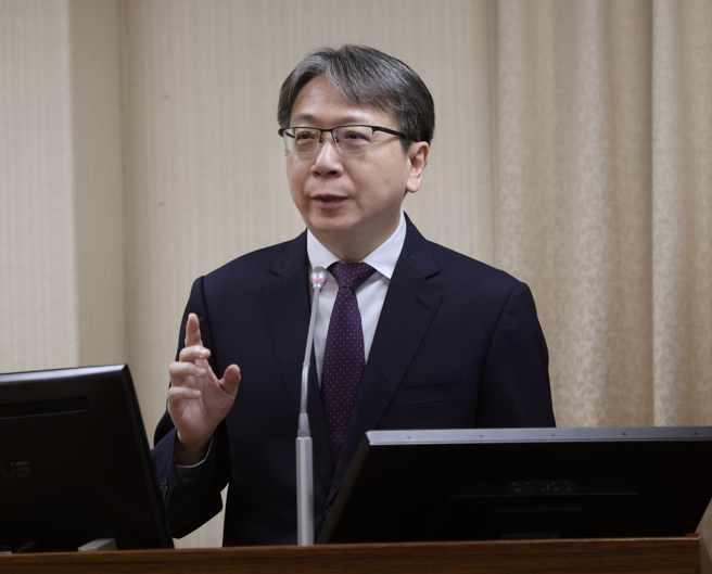 国安局长蔡明彦14日在立法院答询。（姚志平摄）