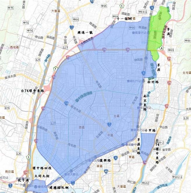 自來水公司因施工需要，將自18日上午10時起至19日下午10時在台中市11區實施停水。（台水公司提供／馮惠宜台中傳真）