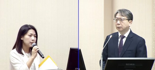 徐巧芯質詢畫面。（取自國會頻道）