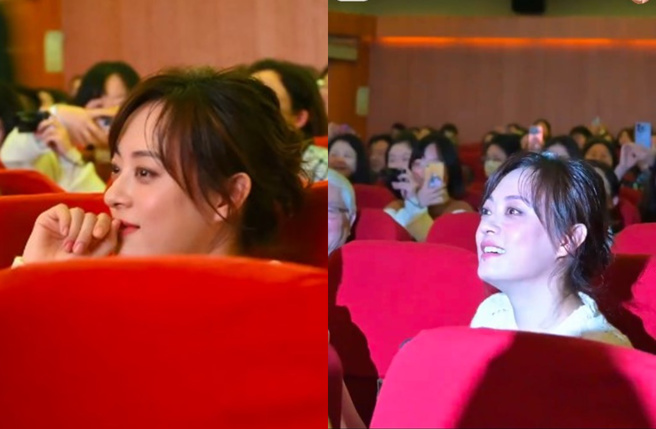 孫儷帶子女出席鄧超新片首映會。（圖／映畫君Star 小紅書）