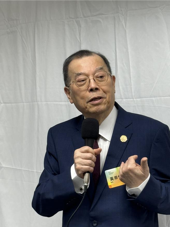 川普当选美国总统，力积电董事长黄崇仁要大家免惊，台湾科技实力可护身。(洪凯音摄／洪凯音台北传真)