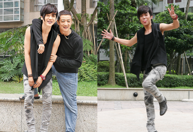 毕书尽过去是单眼皮，后来黏双眼皮贴，就变成双眼皮。（图／中时资料照）